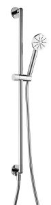 Just Taps Evo Slide Rail With Round Shower Handle And Hose Chrome