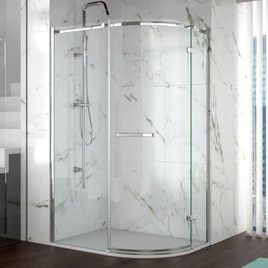 Merlyn 8 Series Frameless 1 Door Offset Quadrant 900 X 760mm detail view - Image 2