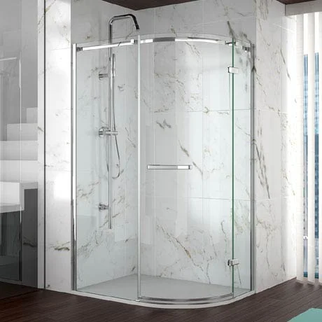 Merlyn 8 Series Frameless 1 Door Offset Quadrant 1200 X 800mm