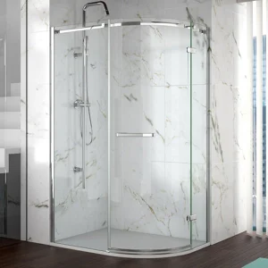 Merlyn 8 Series Frameless 1 Door Offset Quadrant 1200 X 800mm detail view - Image 2