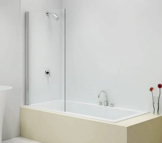 Merlyn Single Square Bathscreen 800 X 1400mm