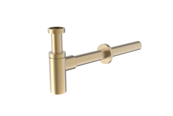 Saneux Cos Round Bottle Trap - Brushed Brass