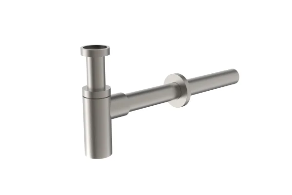 Saneux Cos Round Bottle Trap - Brushed Nickel