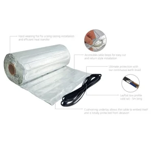 Thermosphere Heating Foil Kit 6.0m2 C/w Overlay & Underlay detail view - Image 3
