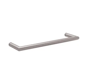 Thermosphere 12v Heated Towel Bar Double Round 632mm Brushed Stainless detail view - Image 2