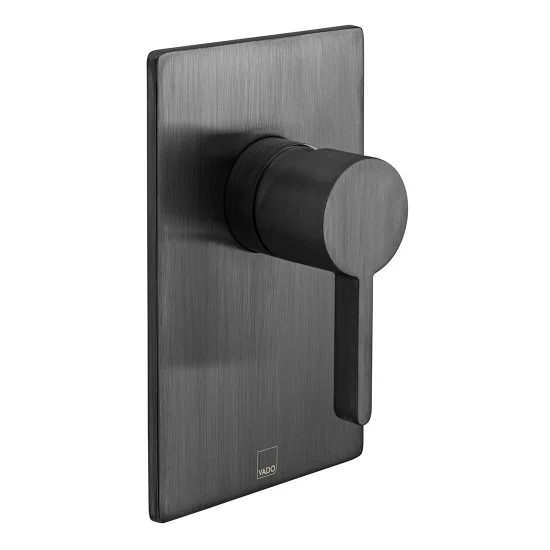 Vado Individual Edit 1 Outlet Concealed Single Lever Manual Valve Brushed Black