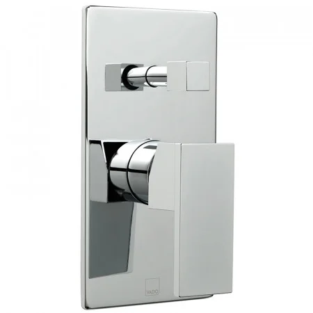 Vado Notion 2 Outlet Single Lever Concealed Manual Valve With Diverter Chrome