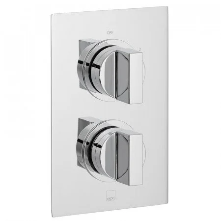 Vado Dx Notion 2 Outlet 2 Handle Concealed Thermostatic Valve Chrome