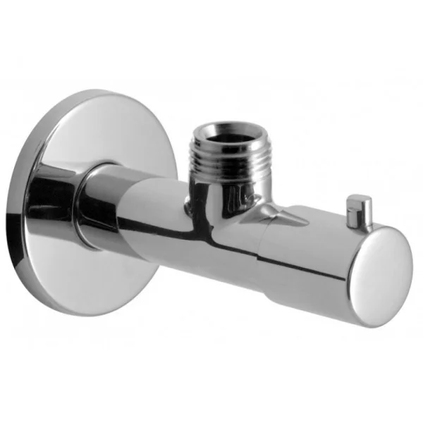 Vado Axces Angle Valve Wall Mounted Quarter Turn 1/2" X 1/2" Including Integral Filter Chrome