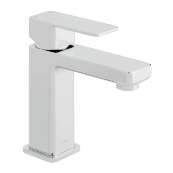 Vado Phase Mono Basin Mixer Smooth Bodied Single Lever Deck Mounted With Honeycomb Flow Regulator (no Waste) Chrome