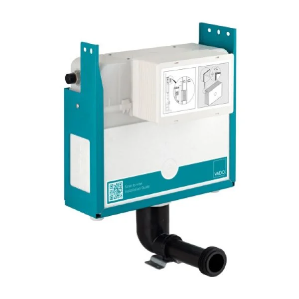 Vado Short Size Concealed Cistern Only With Brackets (flush Plate Can Be Front Or Top Mounted)