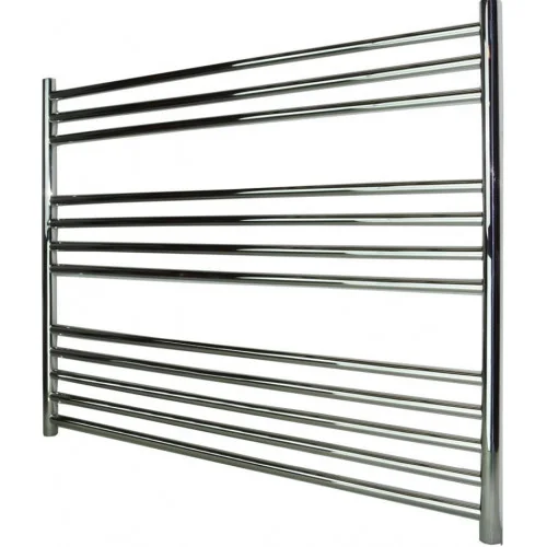 Vogue Pearl Towel Radiator Heating Only - Polished Stainless Steel 600X750