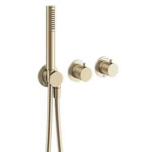 Crosswater Module Mpro 2 Control Trimset With Handshower Brushed Brass
