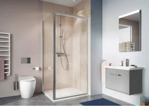 Crosswater Clear 6 Side Panel 700 Chrome