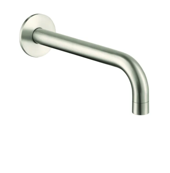 Just Taps Inox Bath Spout 200mm